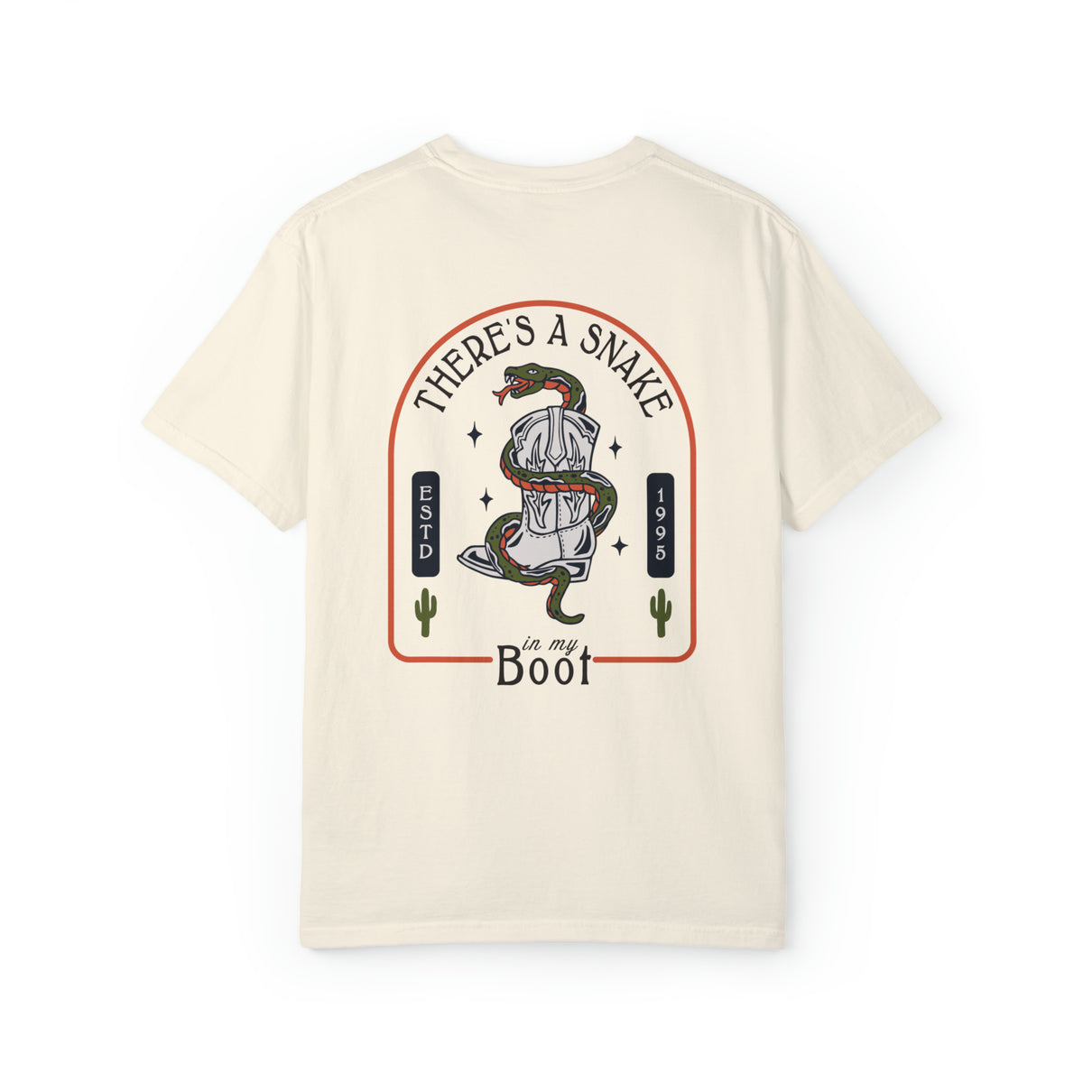 There's A Snake In My Boot Comfort Colors Unisex Garment-Dyed T-shirt