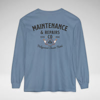 Hollywood Tower Hotel Maintenance & Repairs Comfort Colors Unisex Garment-dyed Long Sleeve T-Shirt
