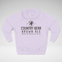 Country Bear Brown Ale Lane Seven Fleece Hoodie