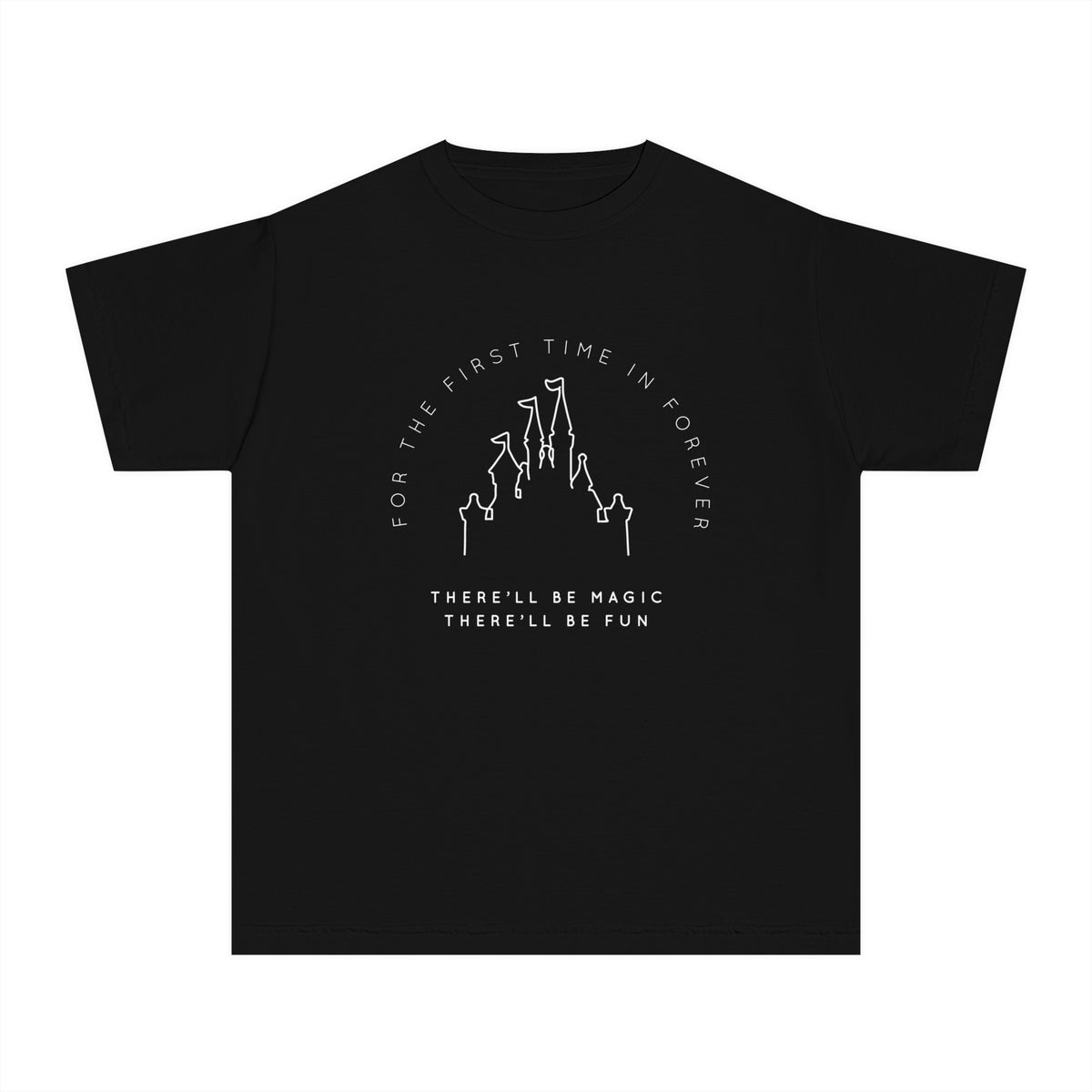 For The First Time In Forever Comfort Colors Youth Midweight Tee