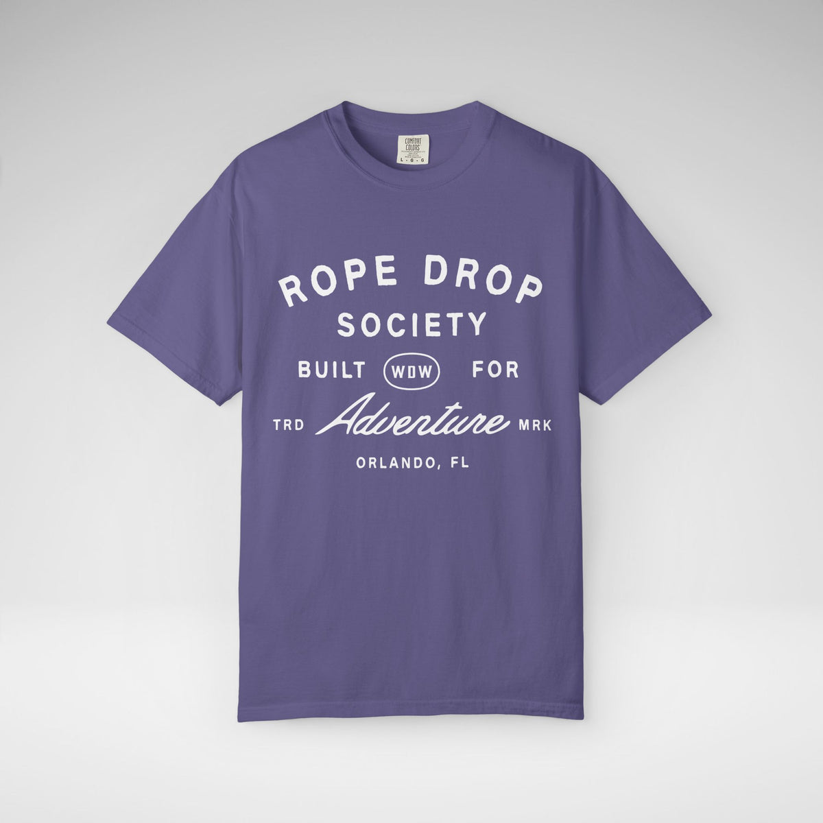 Rope Drop Society Comfort Colors Unisex Garment-Dyed T-shirt