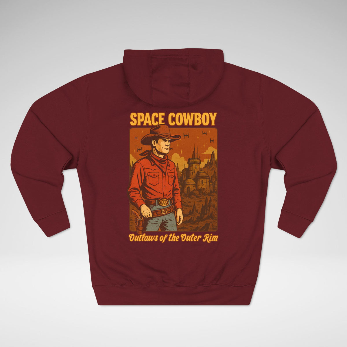 Space Cowboy Outlaws of the Outer Rim Lane Seven Fleece Hoodie