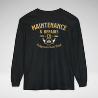 Hollywood Tower Hotel Maintenance & Repairs Comfort Colors Unisex Garment-dyed Long Sleeve T-Shirt