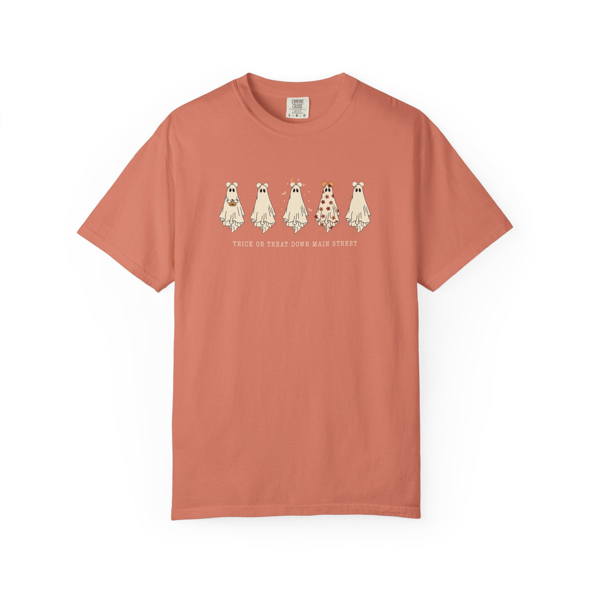 Trick or Treat Down Main Street Comfort Colors Unisex Garment-Dyed T-shirt