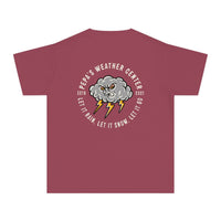 Pepa's Weather Center Comfort Colors Youth Midweight Tee