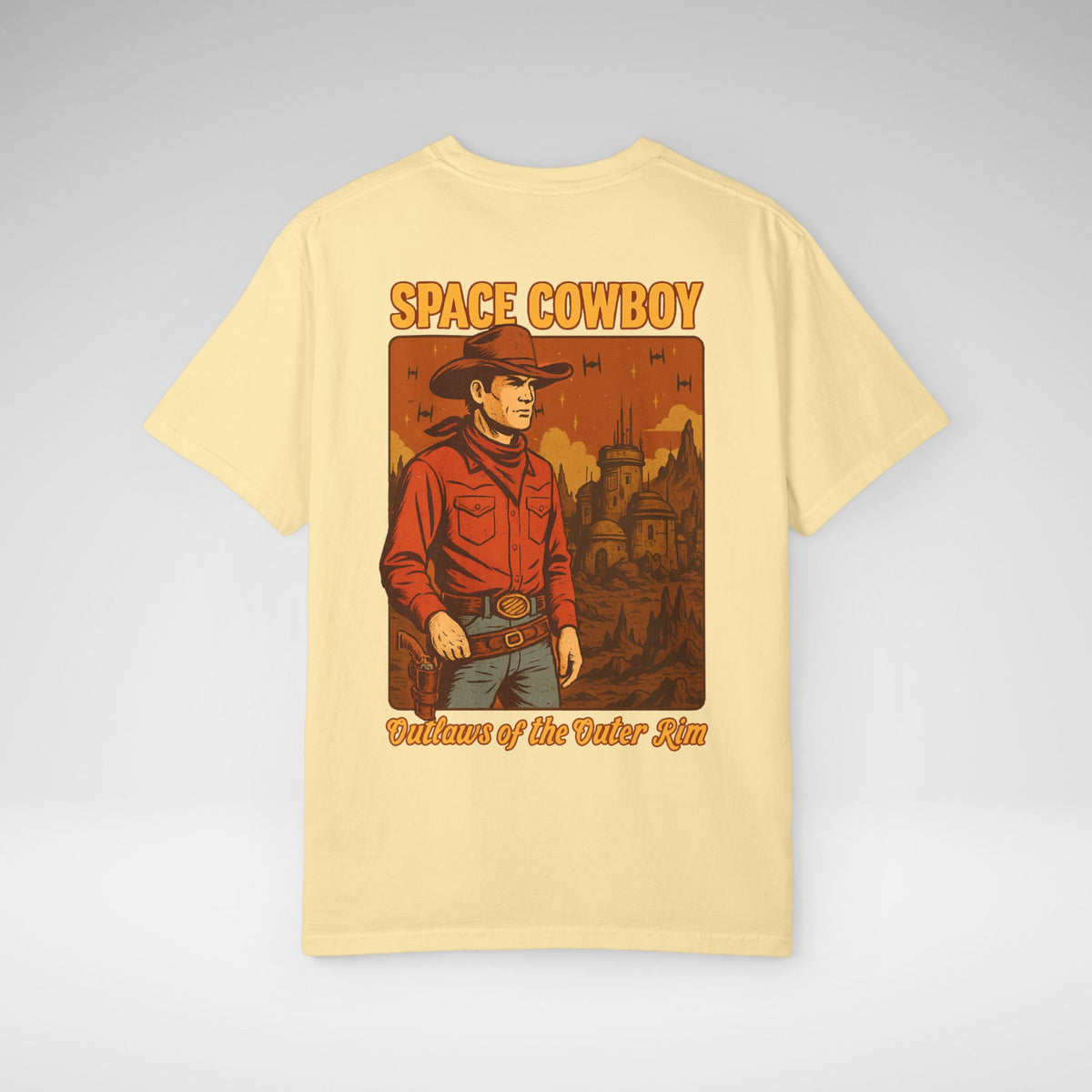 Space Cowboy Outlaws of the Outer Rim Comfort Colors Unisex Garment-Dyed T-shirt