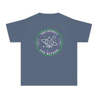 Two Infinity And Beyond Comfort Colors Youth Midweight Tee