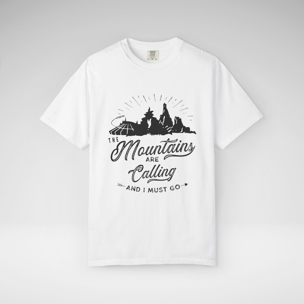 The Mountains Are Calling Comfort Colors Unisex Garment-Dyed T-shirt