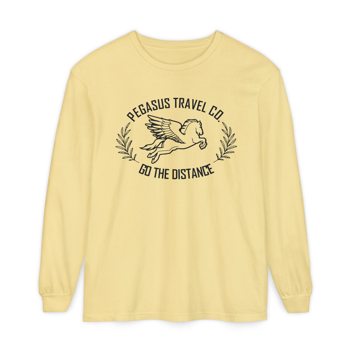 Pegasus Travel Co Comfort Colors Unisex Garment-dyed Long Sleeve T-Shirt