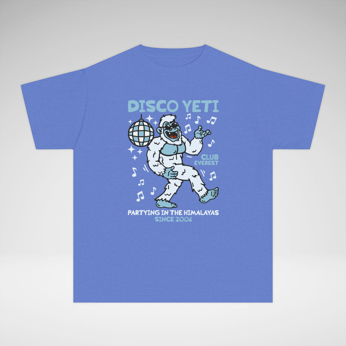 Disco Yeti Comfort Colors Youth Midweight Tee