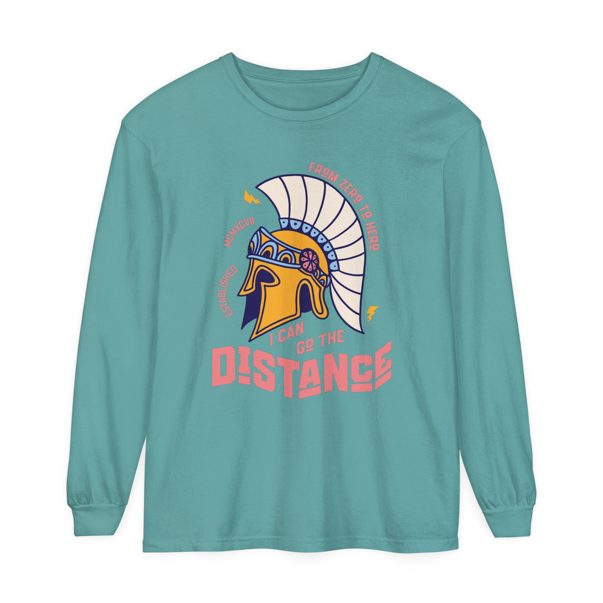 I Can Go The Distance Comfort Colors Unisex Garment-dyed Long Sleeve T-Shirt