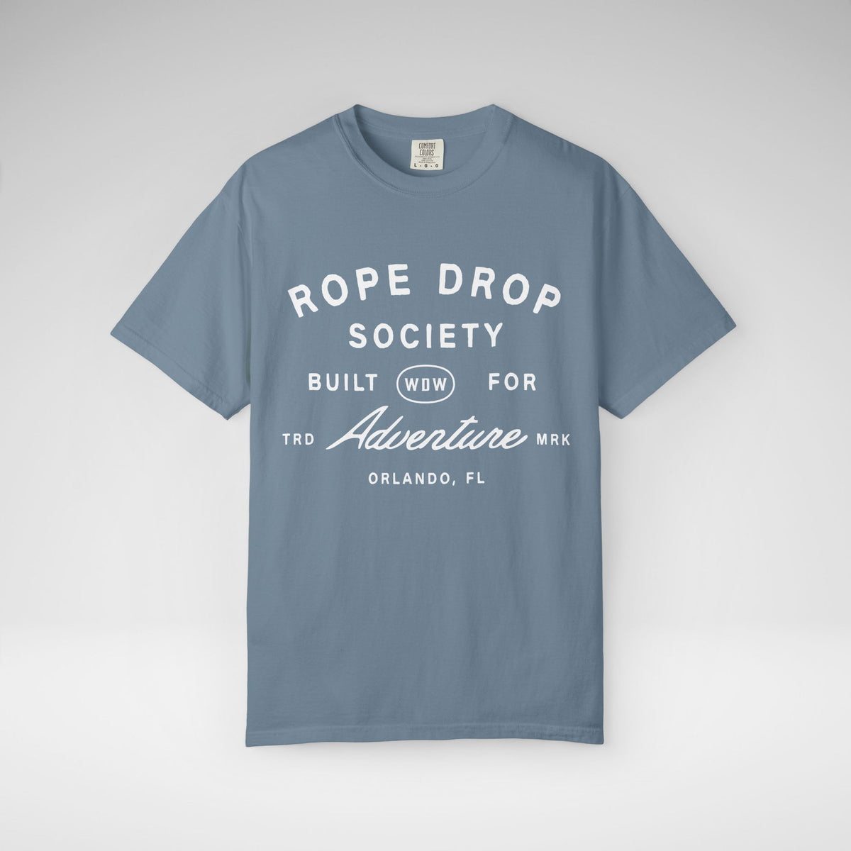 Rope Drop Society Comfort Colors Unisex Garment-Dyed T-shirt
