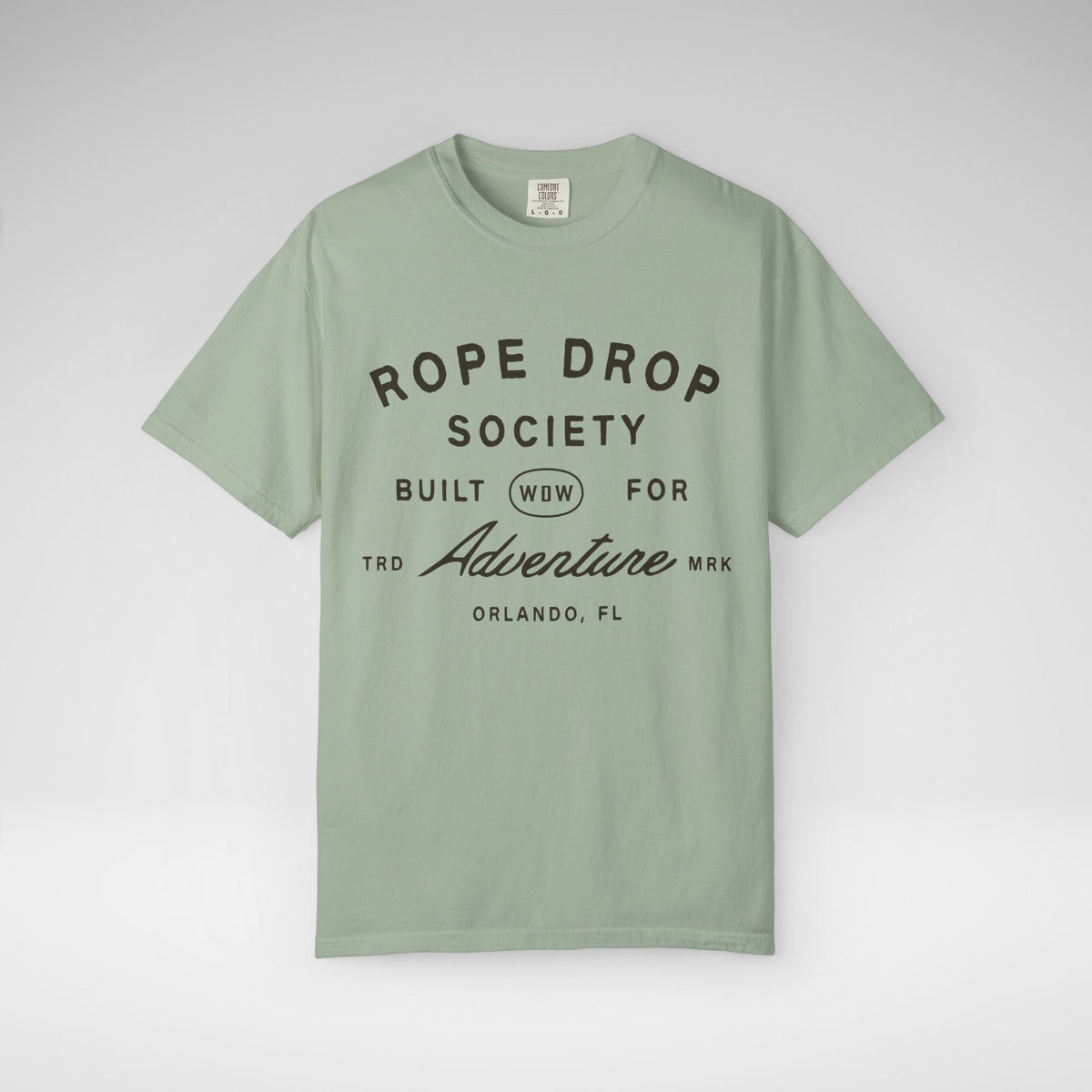 Rope Drop Society Comfort Colors Unisex Garment-Dyed T-shirt