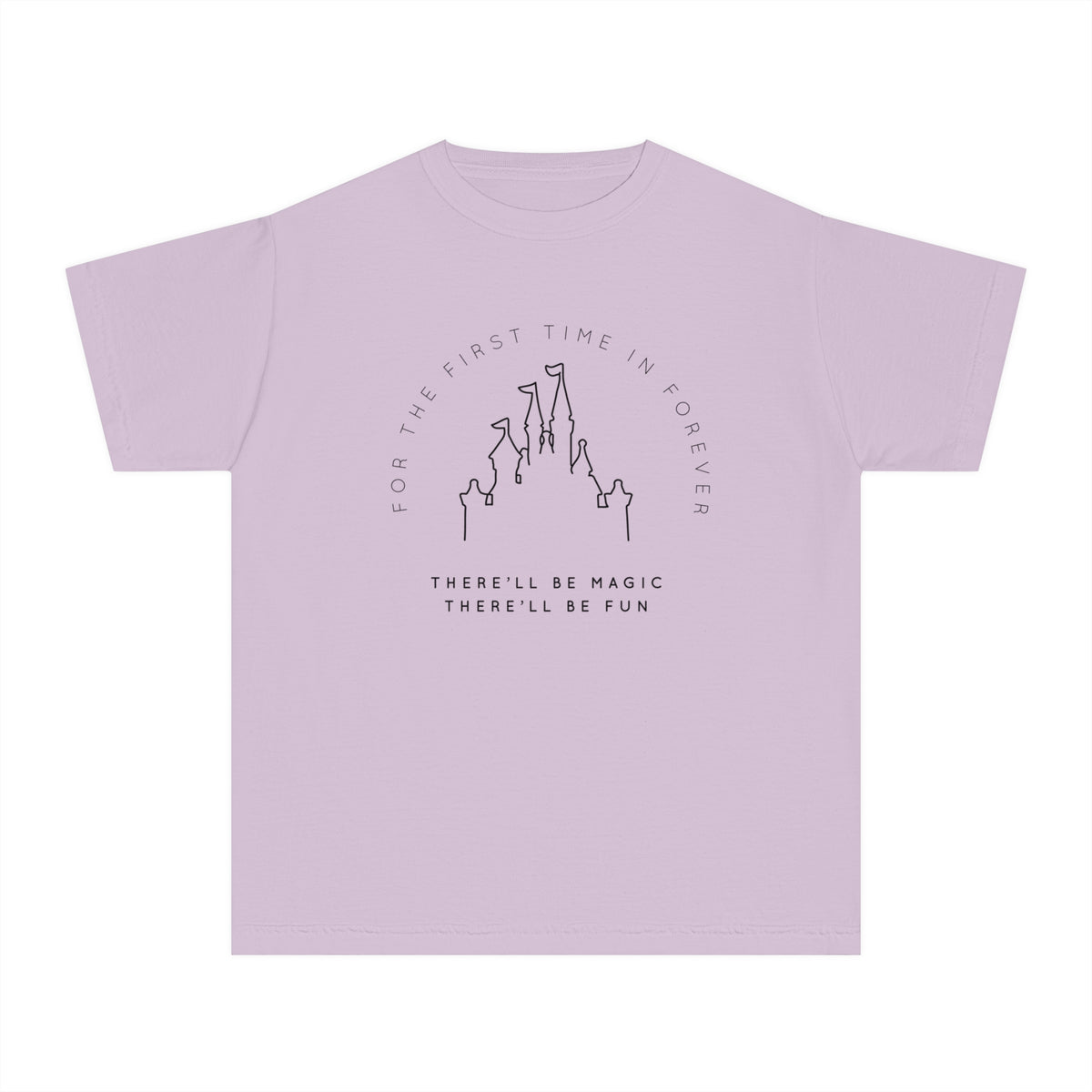 For The First Time In Forever Comfort Colors Youth Midweight Tee