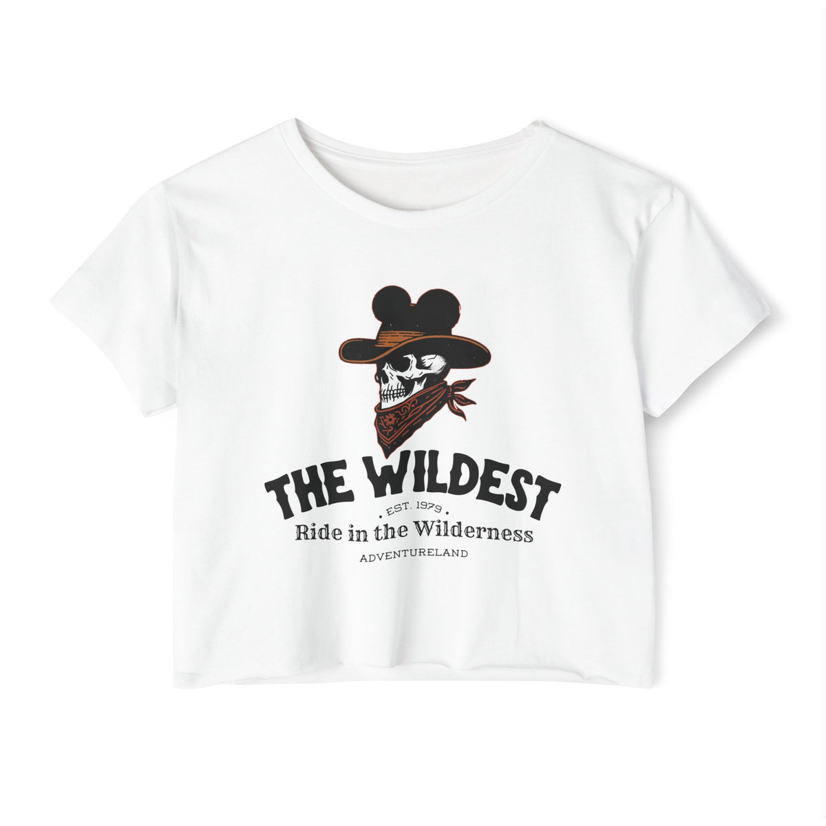 The Wildest Ride in the Wilderness Women's Festival Crop Top