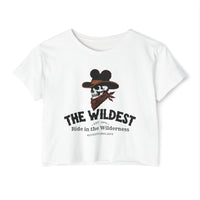 The Wildest Ride in the Wilderness Women's Festival Crop Top