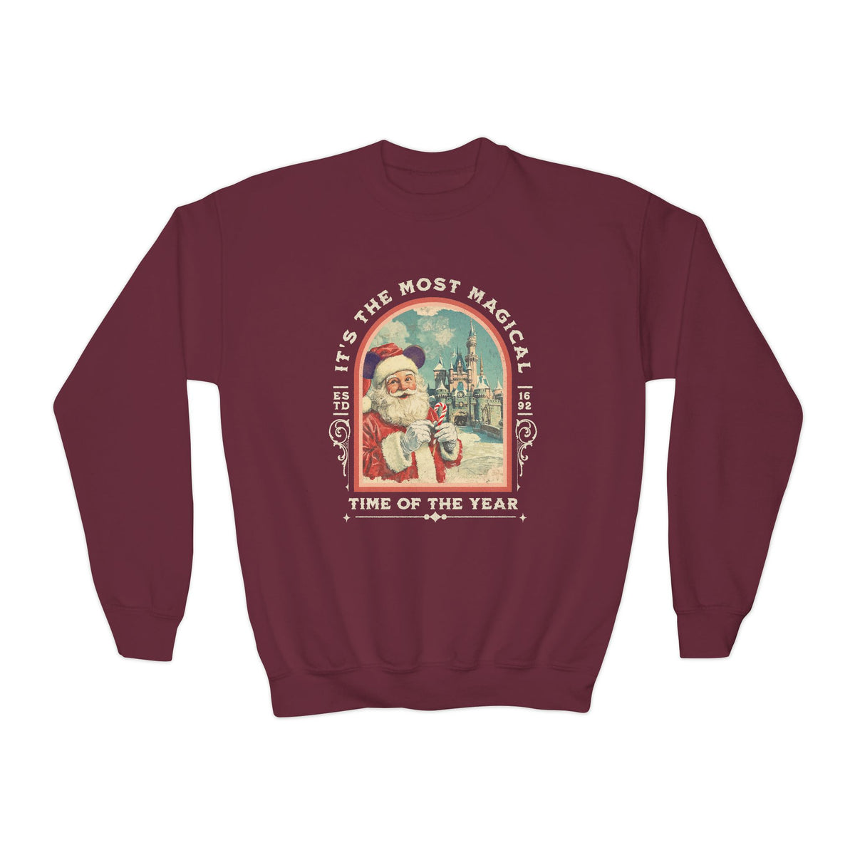 The Most Magical Time of the Year Gildan Youth Crewneck Sweatshirt