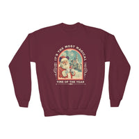 The Most Magical Time of the Year Gildan Youth Crewneck Sweatshirt