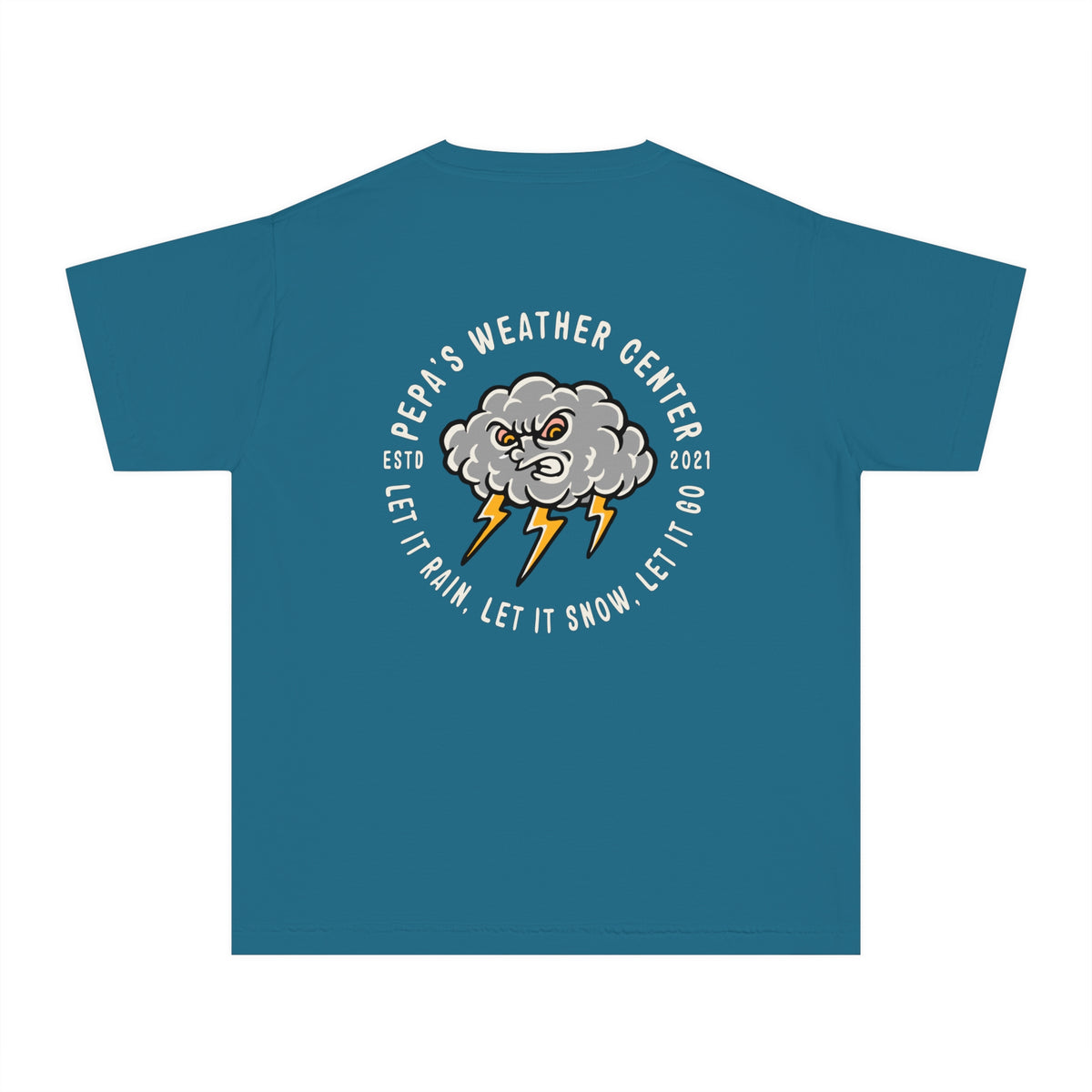 Pepa's Weather Center Comfort Colors Youth Midweight Tee