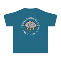Pepa's Weather Center Comfort Colors Youth Midweight Tee