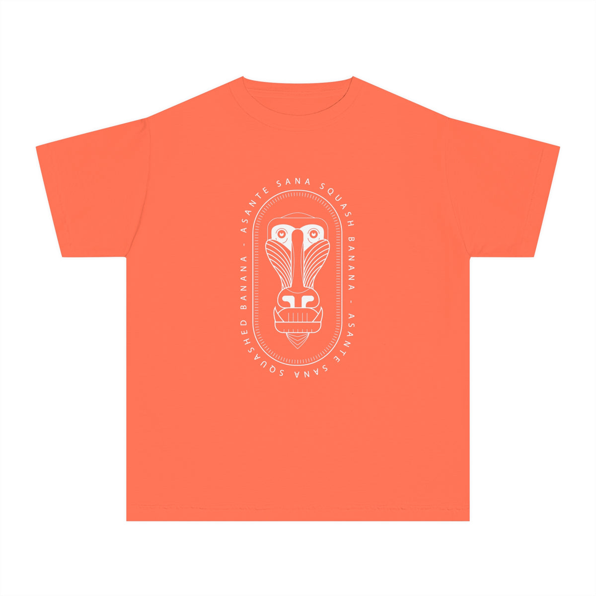 Asante Sana Squashed Banana Comfort Colors Youth Midweight Tee