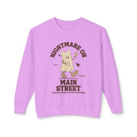 Nightmare on Main Street Unisex Lightweight Comfort Colors Crewneck Sweatshirt