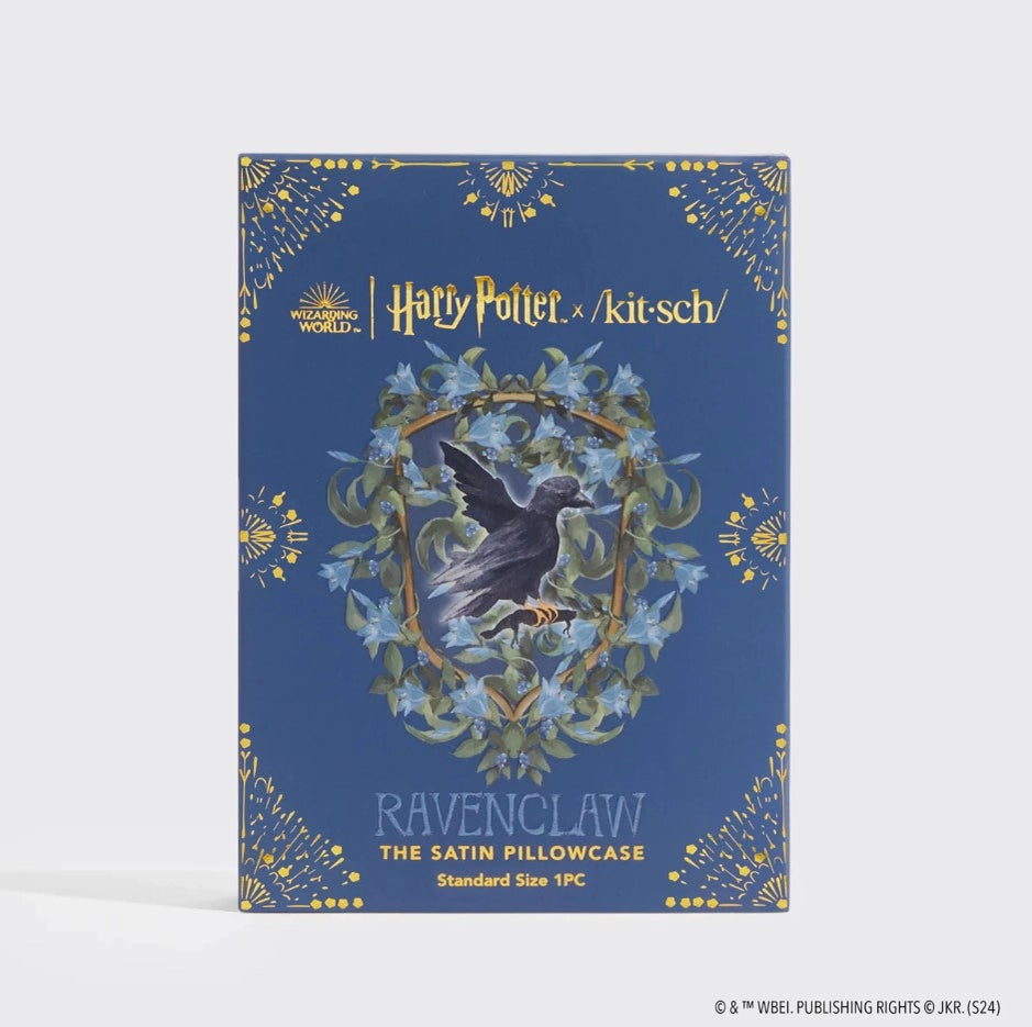 Harry Potter X Kitsch Satin Pillowcase Standard - Ravenclaw