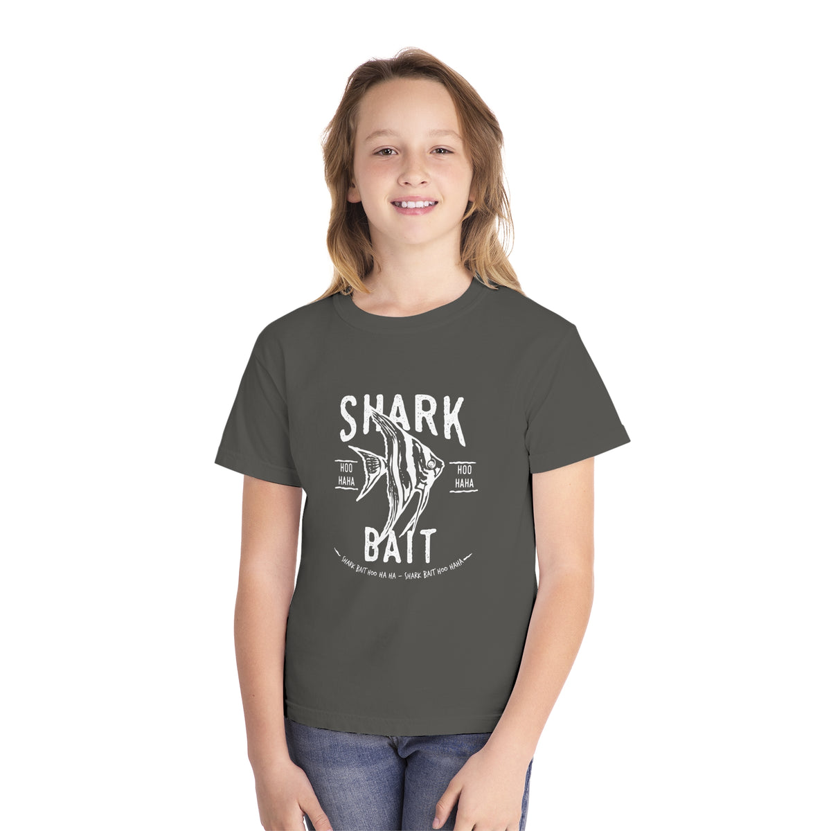 Shark Bait Hoo Haha Comfort Colors Youth Midweight Tee