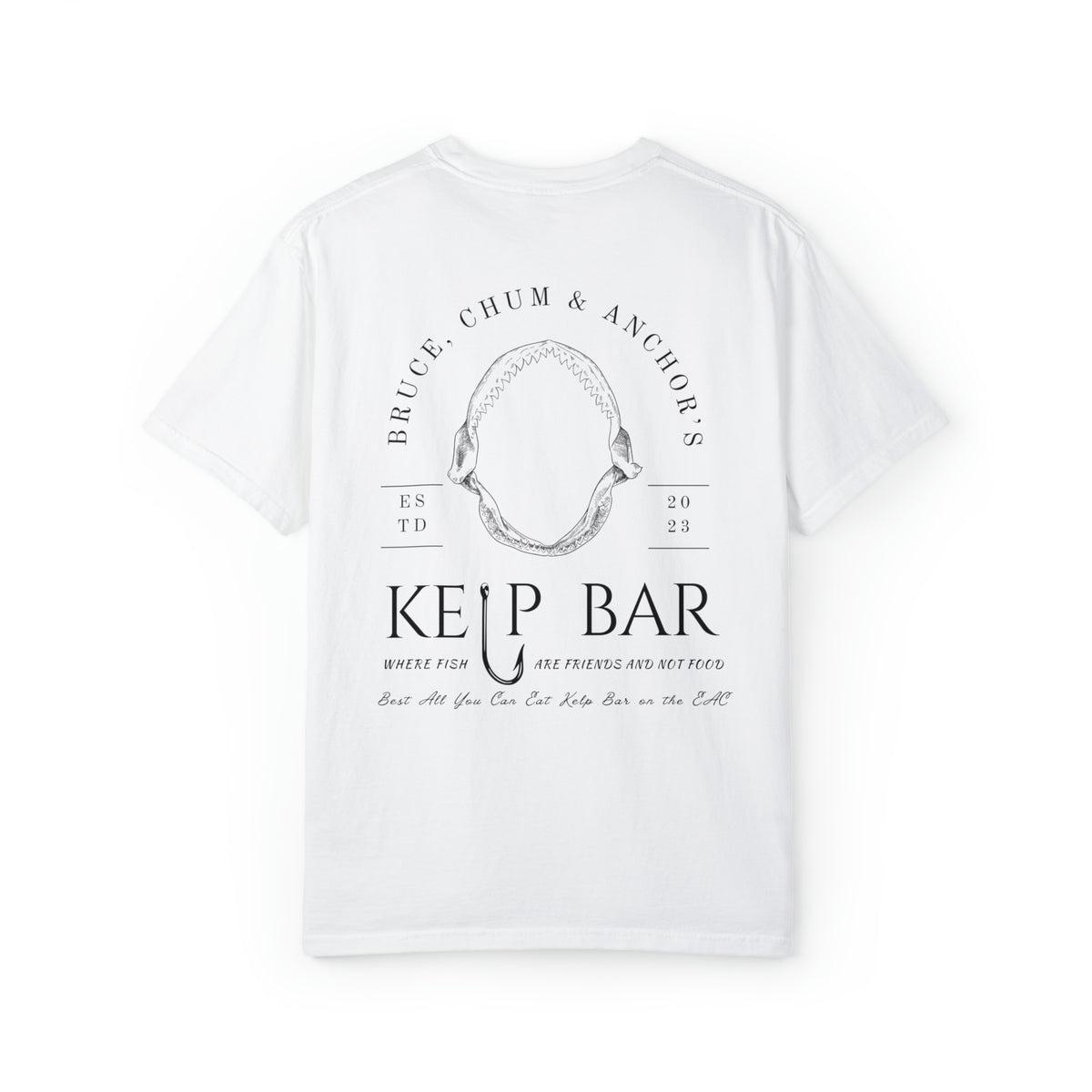 Bruce, Chum & Anchor's Kelp Bar Comfort Colors Unisex Garment-Dyed T-shirt