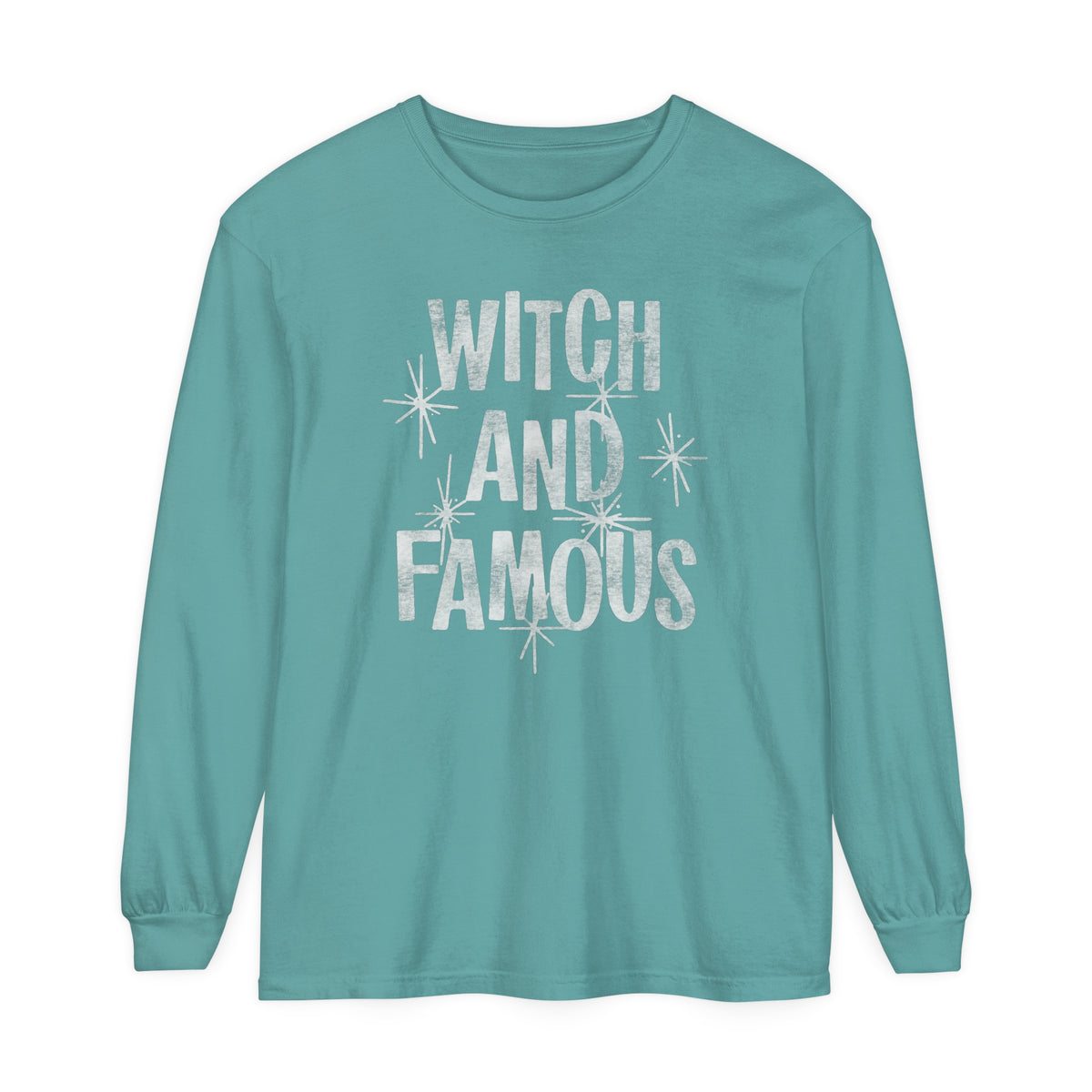 Witch and Famous Comfort Colors Unisex Garment-dyed Long Sleeve T-Shirt