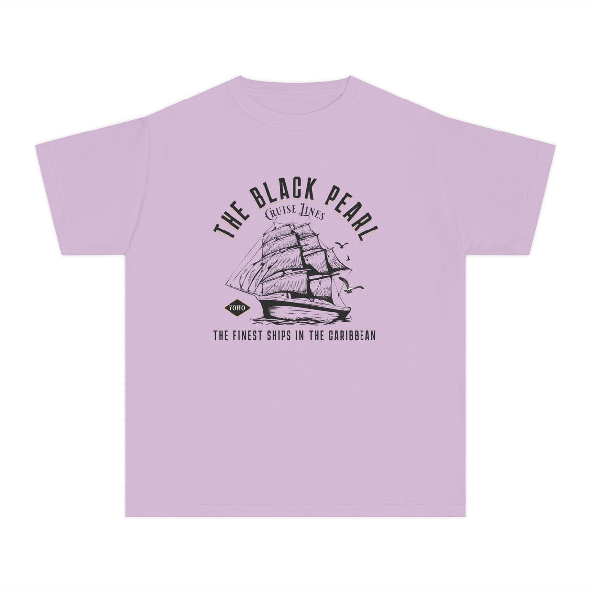 Black Pearl Cruise Lines Comfort Colors Youth Midweight Tee