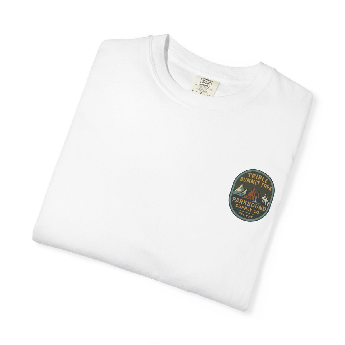 Triple Summit Trek Comfort Colors Unisex Garment-Dyed T-shirt