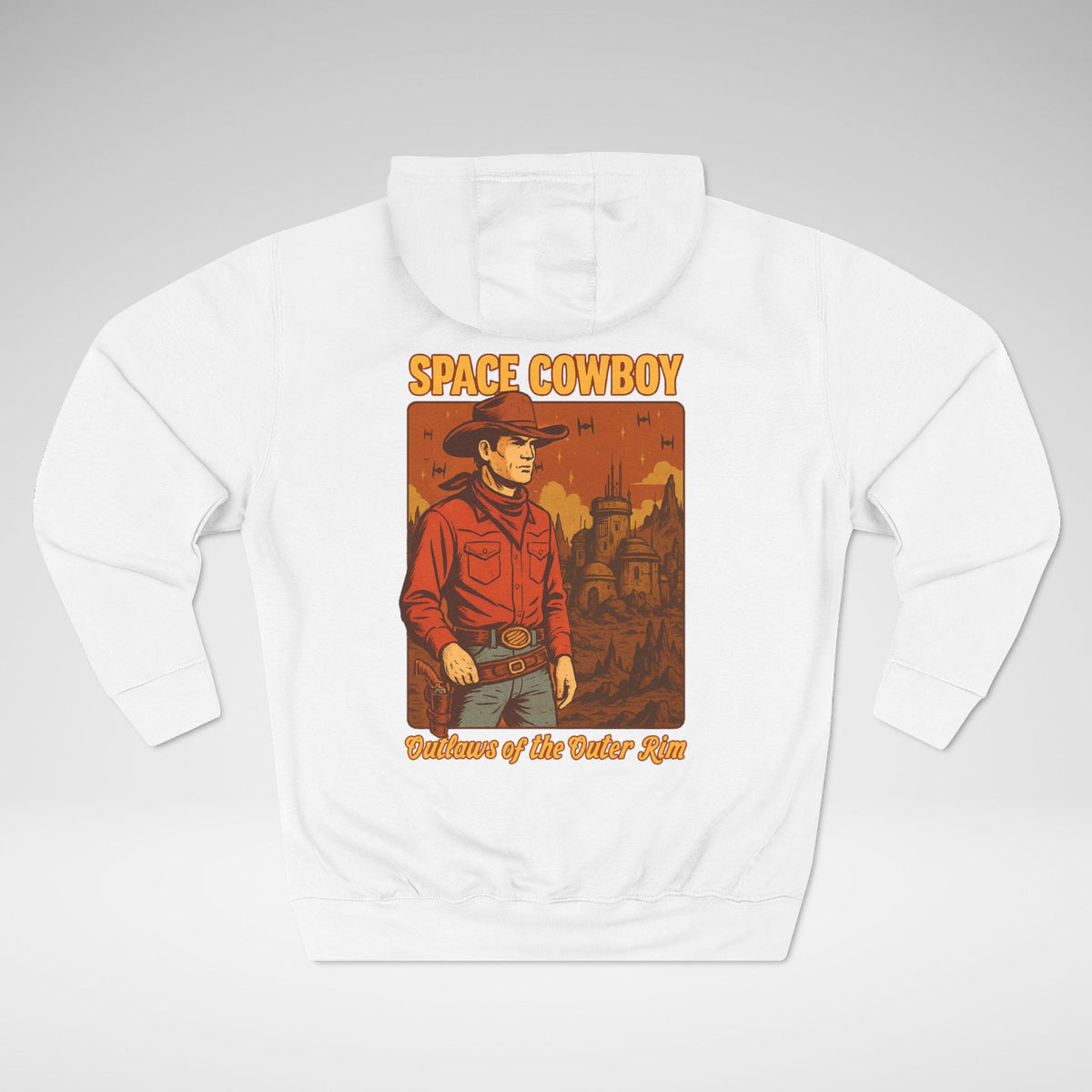 Space Cowboy Outlaws of the Outer Rim Lane Seven Fleece Hoodie