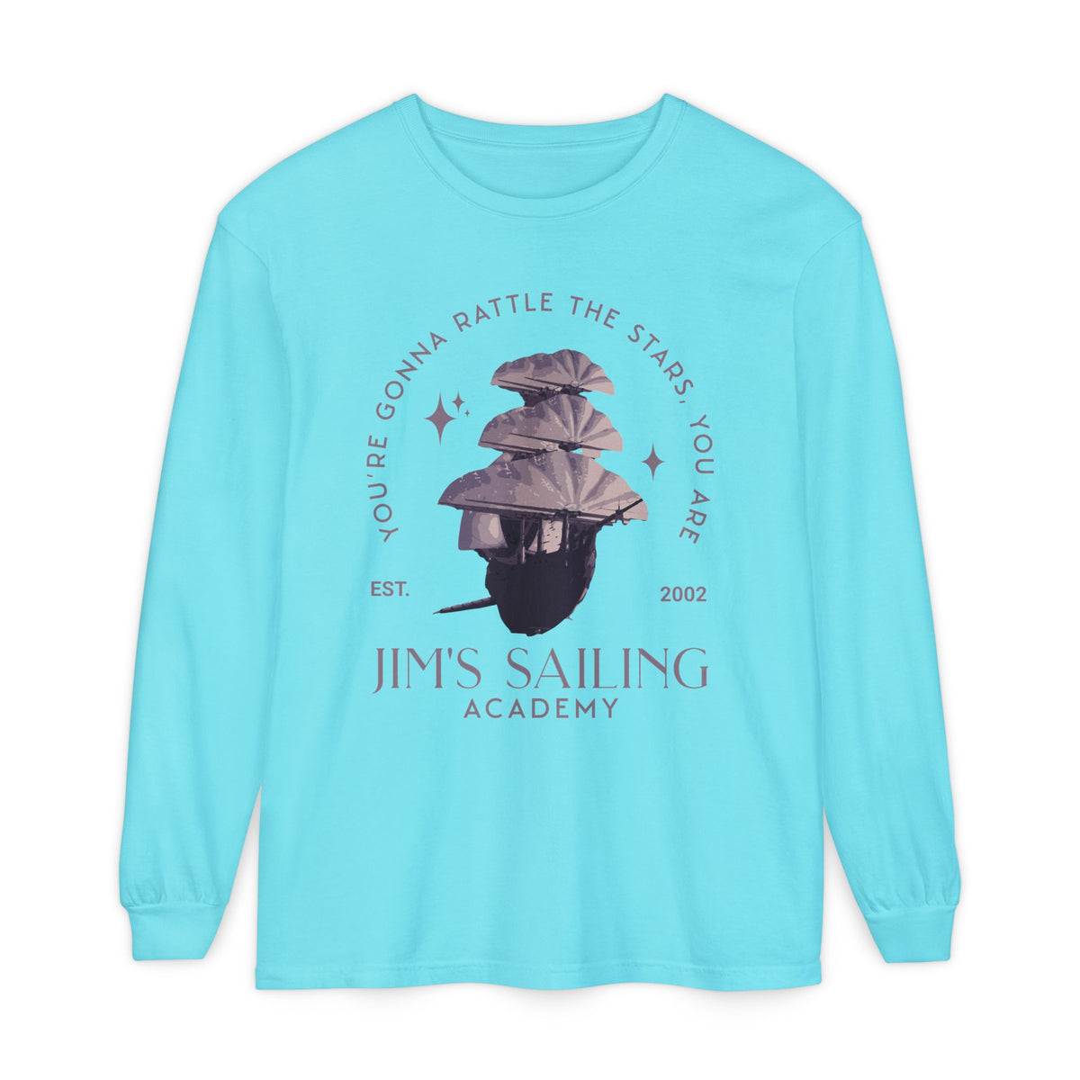 Jim's Sailing Academy Comfort Colors Unisex Garment-dyed Long Sleeve T-Shirt