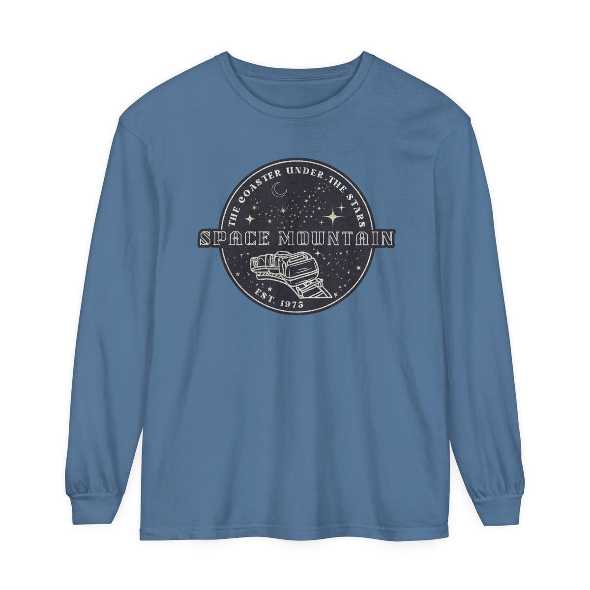 The Coaster Under the Stars Comfort Colors Unisex Garment-dyed Long Sleeve T-Shirt