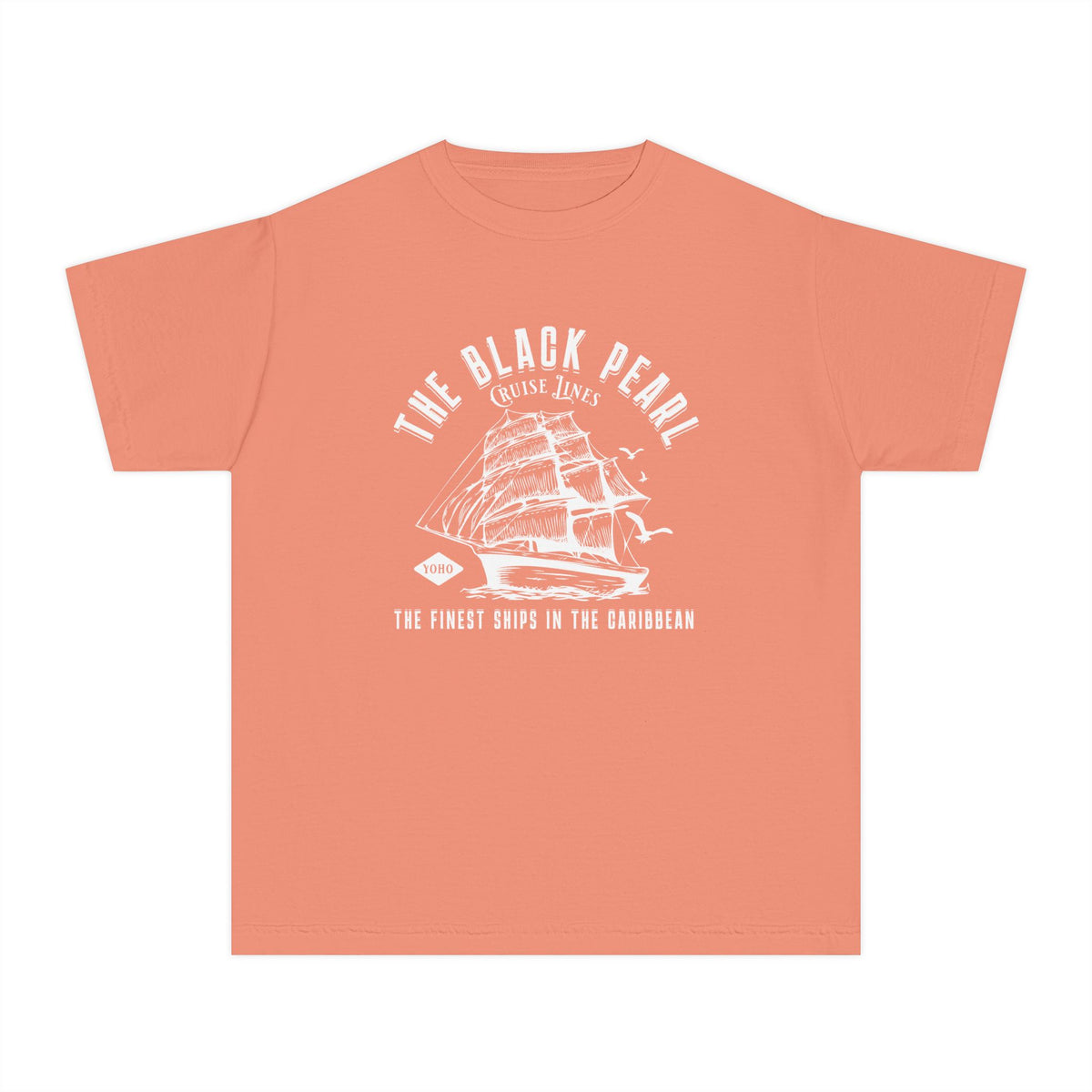 Black Pearl Cruise Lines Comfort Colors Youth Midweight Tee