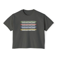 Monorails Comfort Colors Women's Boxy Tee