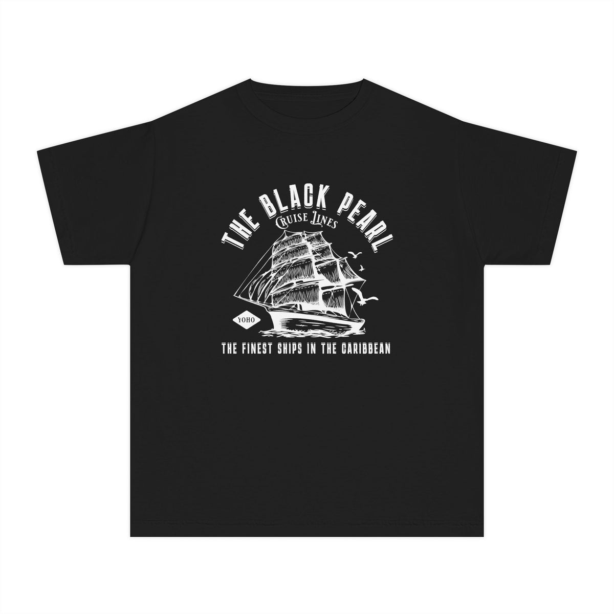 Black Pearl Cruise Lines Comfort Colors Youth Midweight Tee