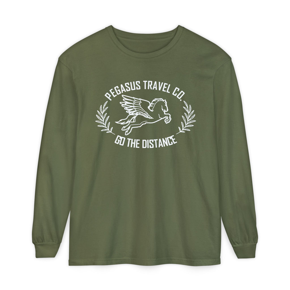 Pegasus Travel Co Comfort Colors Unisex Garment-dyed Long Sleeve T-Shirt