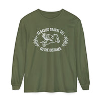 Pegasus Travel Co Comfort Colors Unisex Garment-dyed Long Sleeve T-Shirt