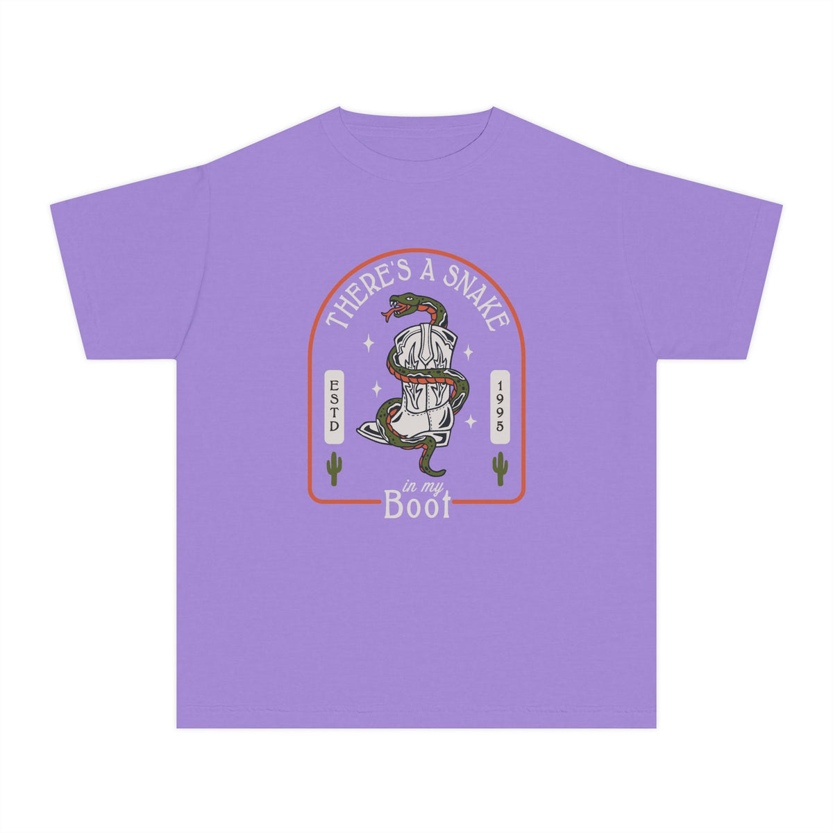 There's A Snake In My Boot Comfort Colors Youth Midweight Tee