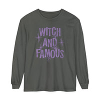 Witch and Famous Comfort Colors Unisex Garment-dyed Long Sleeve T-Shirt