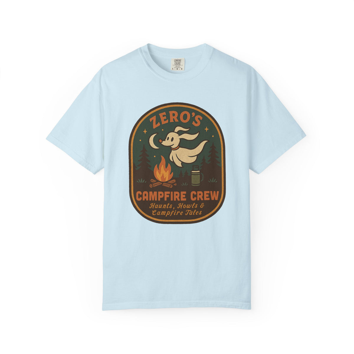 Zero's Campfire Crew Comfort Colors Unisex Garment-Dyed T-shirt