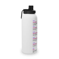 Park Day Hydration Tracker Stainless Steel Water Bottle with Sports Lid