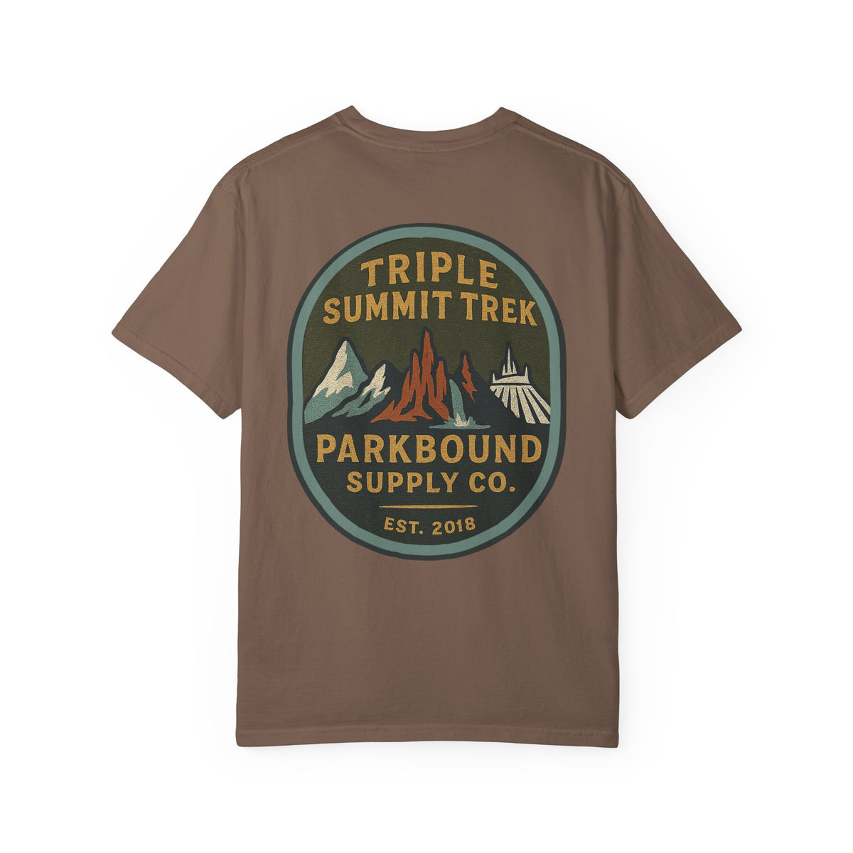 Triple Summit Trek Comfort Colors Unisex Garment-Dyed T-shirt
