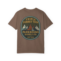 Triple Summit Trek Comfort Colors Unisex Garment-Dyed T-shirt