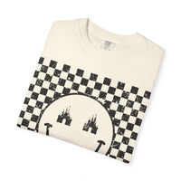 Retro Checkered Best Day Ever Comfort Colors Unisex Garment-Dyed T-shirt