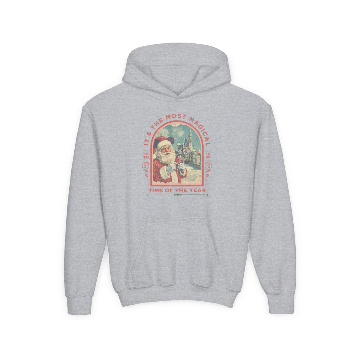 The Most Magical Time of the Year Gildan Youth Heavy Blend Hooded Sweatshirt