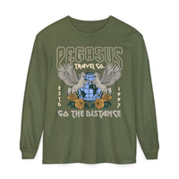 Pegasus Travel Co Comfort Colors Unisex Garment-dyed Long Sleeve T-Shirt