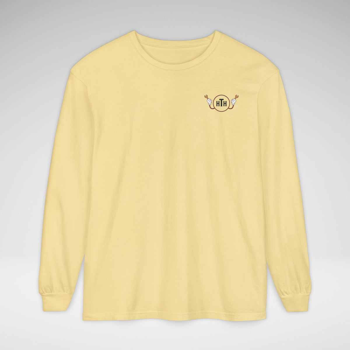 Hollywood Tower Hotel Maintenance & Repairs Comfort Colors Unisex Garment-dyed Long Sleeve T-Shirt